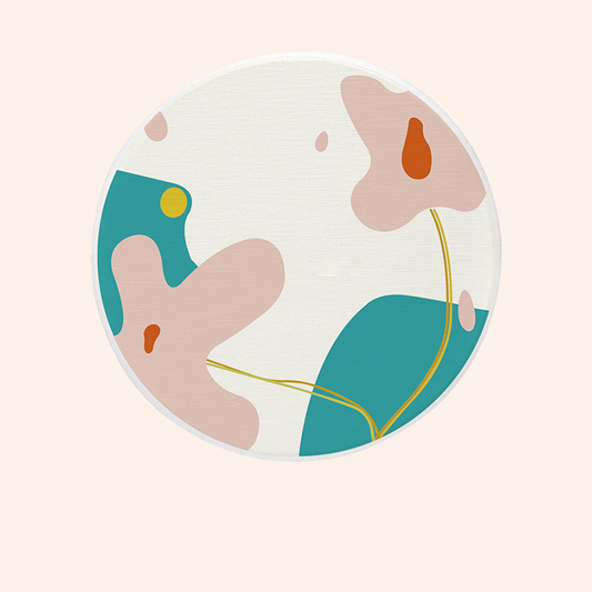 6 PCS Ultra Absorbent Round Nordic Coaster 💦⚪️ Nordic Design Meets Ultimate Absorption