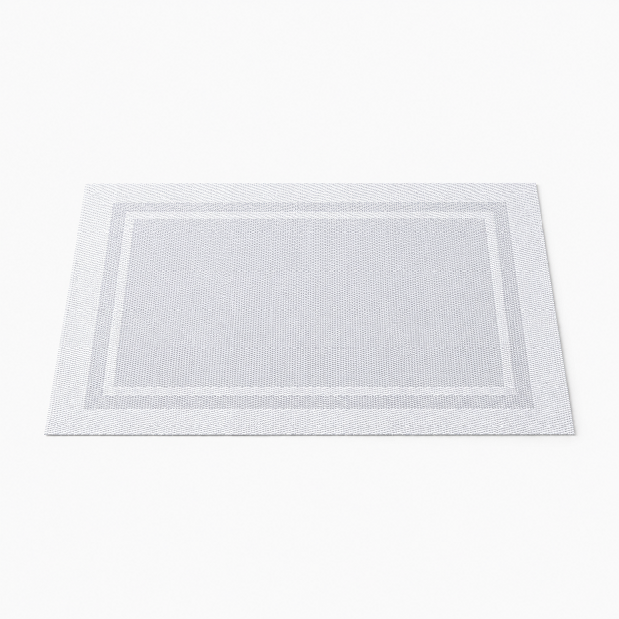 PVC Woven Placemat Set 6pcs, Water-Resistant Dining Mats 45 × 30cm