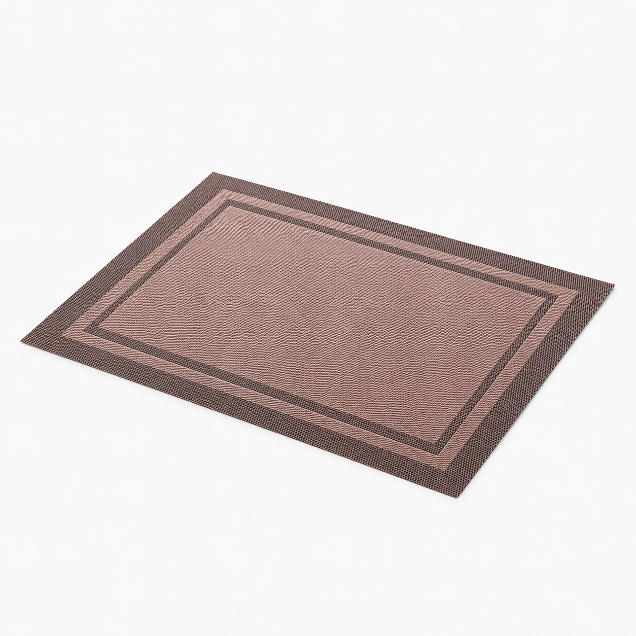 PVC Woven Placemat Set 6pcs, Water-Resistant Dining Mats 45 × 30cm