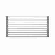 Roll-Up Over-Sink Dish Drying Rack, Space-Saving Kitchen Drainer