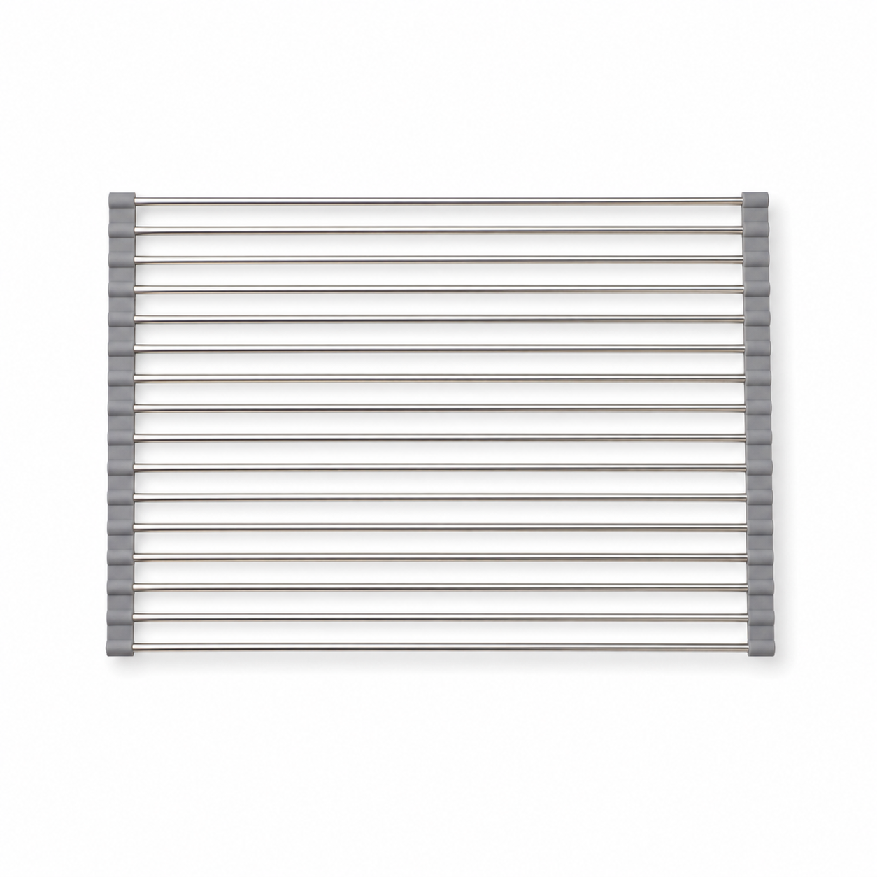 Roll-Up Over-Sink Dish Drying Rack, Space-Saving Kitchen Drainer
