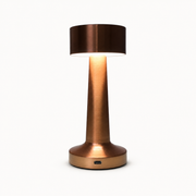 Modern Rechargeable Metal Table Lamp, Warm Bedside Night Light