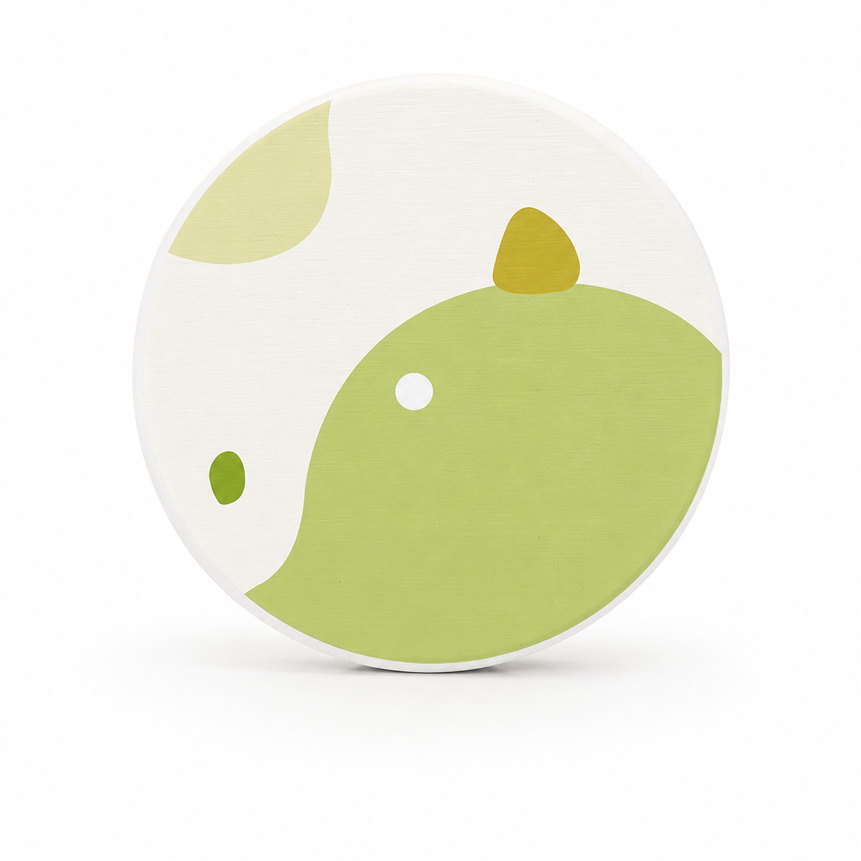 Diatomite Round Coaster Set 6pcs - Nordic-Inspired Quick-Dry Coasters