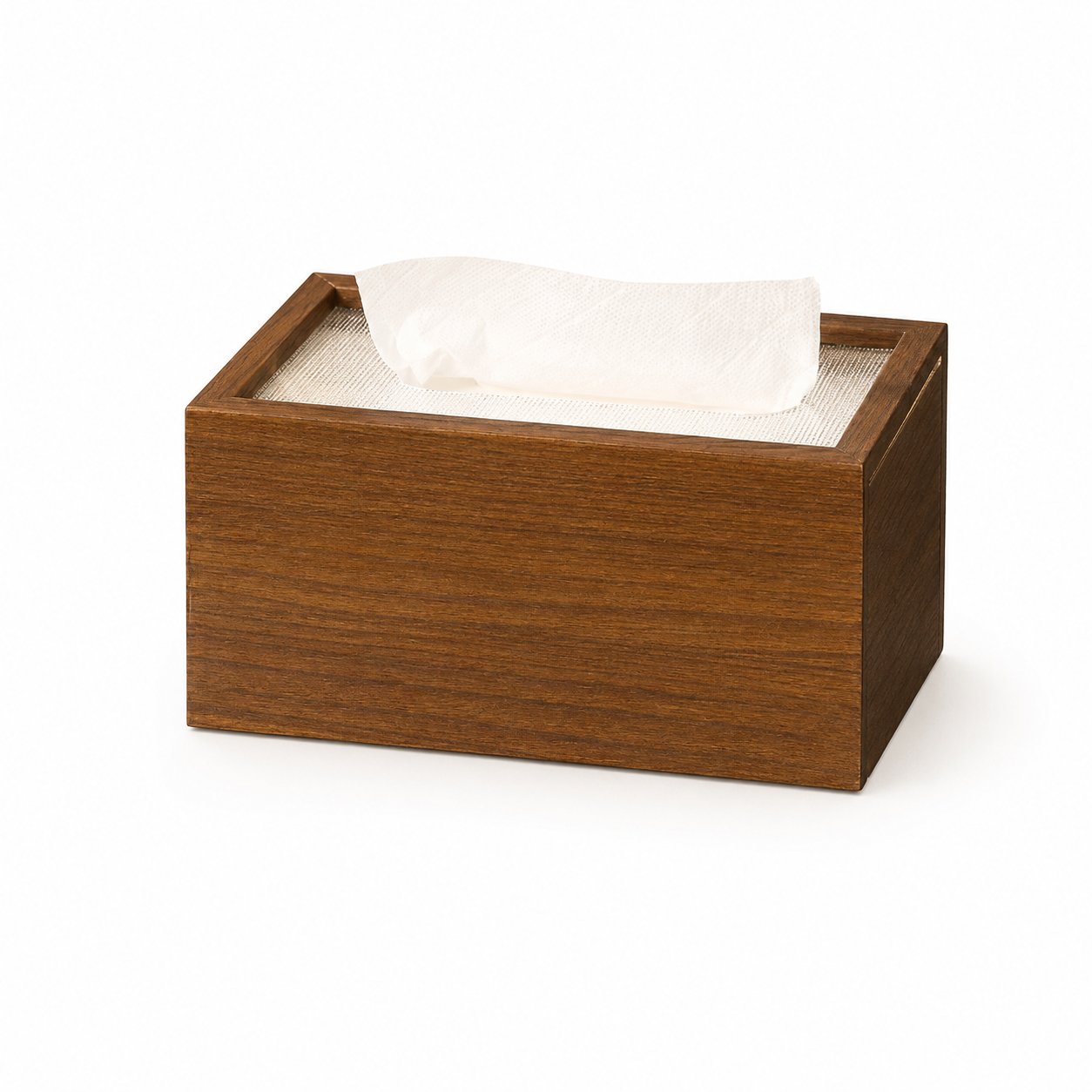 Wooden Tissue Box Cover, Chinese-Inspired Rectangular Tissue Holder