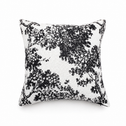 Chenille Ink Tree Jacquard Cushion Cover 45 × 45cm, Decorative Sofa Pillow Cover