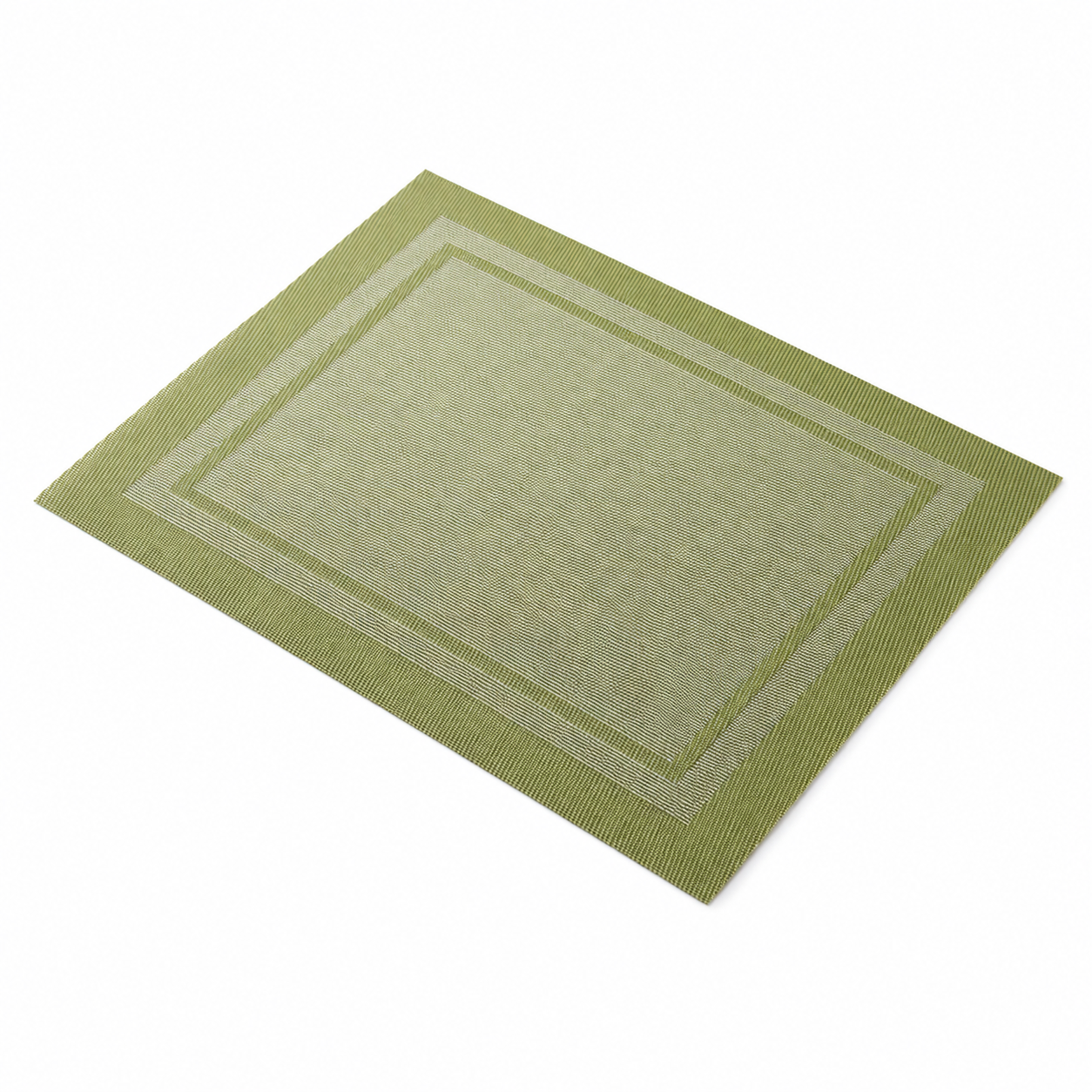PVC Woven Placemat Set 6pcs, Water-Resistant Dining Mats 45 × 30cm