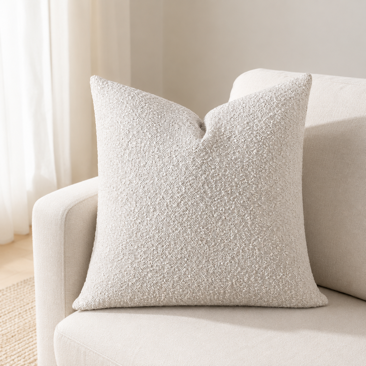 Soft Knit Textured Cushion Cover 45 × 45cm, Sofa Pillow Cover