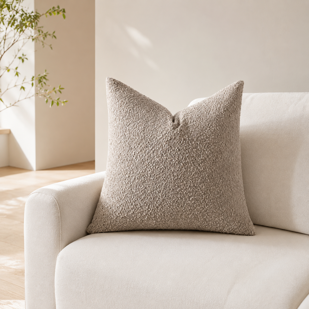 Soft Knit Textured Cushion Cover 45 × 45cm, Sofa Pillow Cover