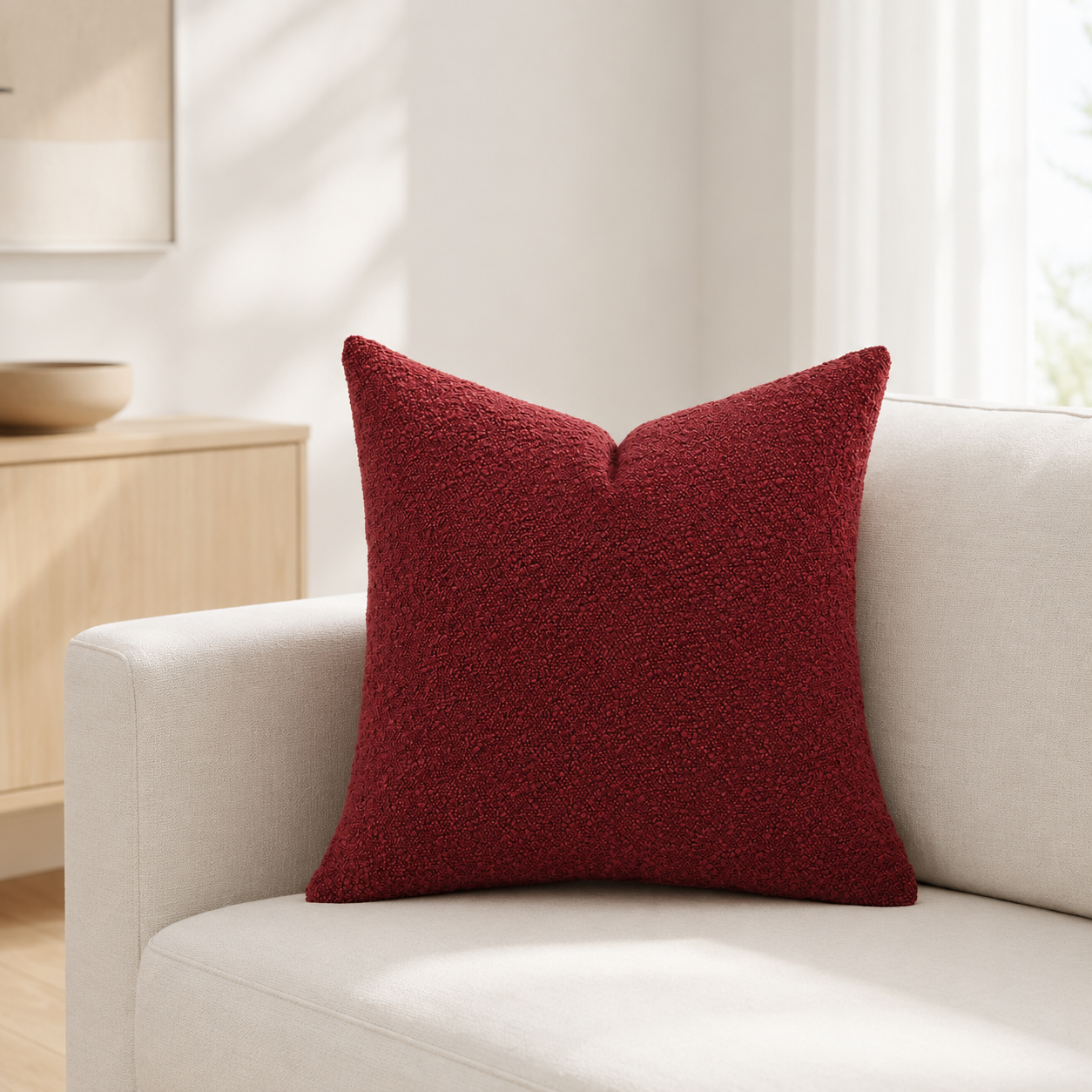Soft Knit Textured Cushion Cover 45 × 45cm, Sofa Pillow Cover