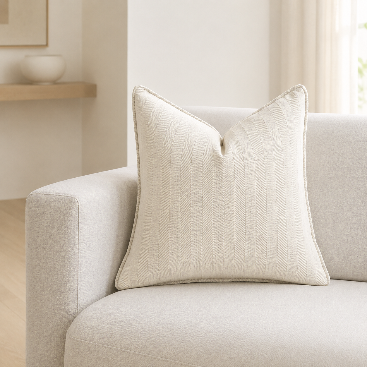 Soft Knit Textured Cushion Cover 45 × 45cm, Sofa Pillow Cover