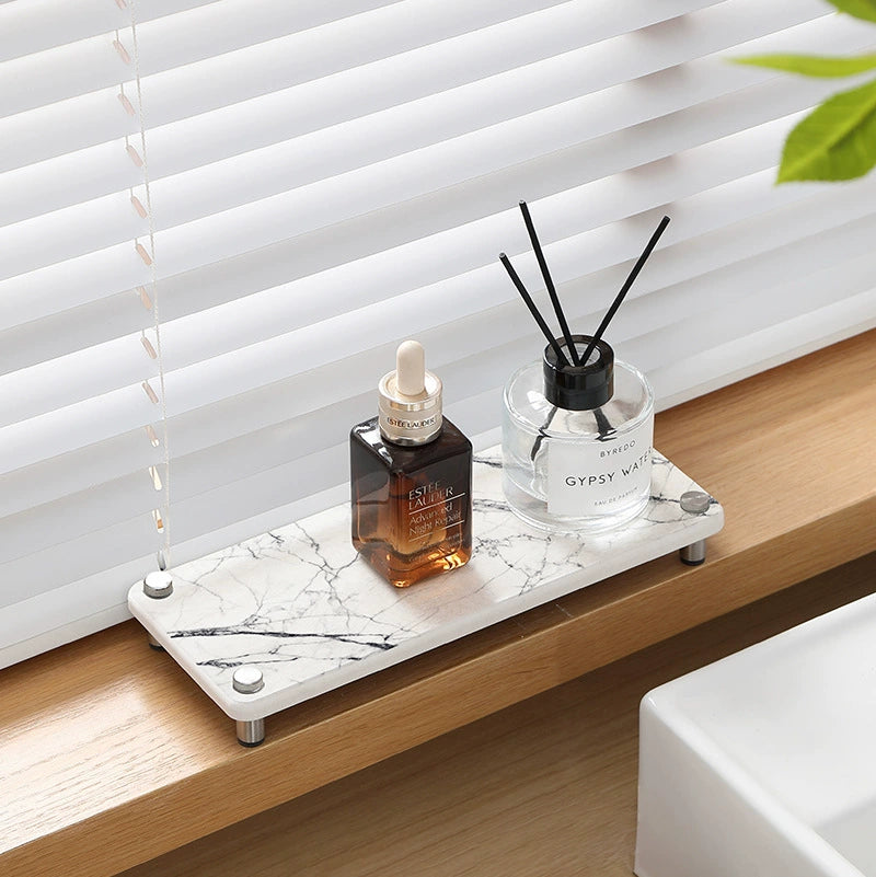 Diatomite Countertop Tray, Quick-Dry Bathroom & Kitchen Organiser