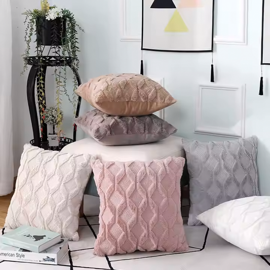 Cozy Comfort Square Cushion Cover ☁️ Soft, Durable, and Perfect for Lounging